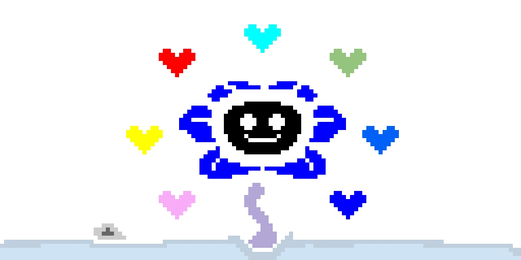 what if flowey won contest smiling character