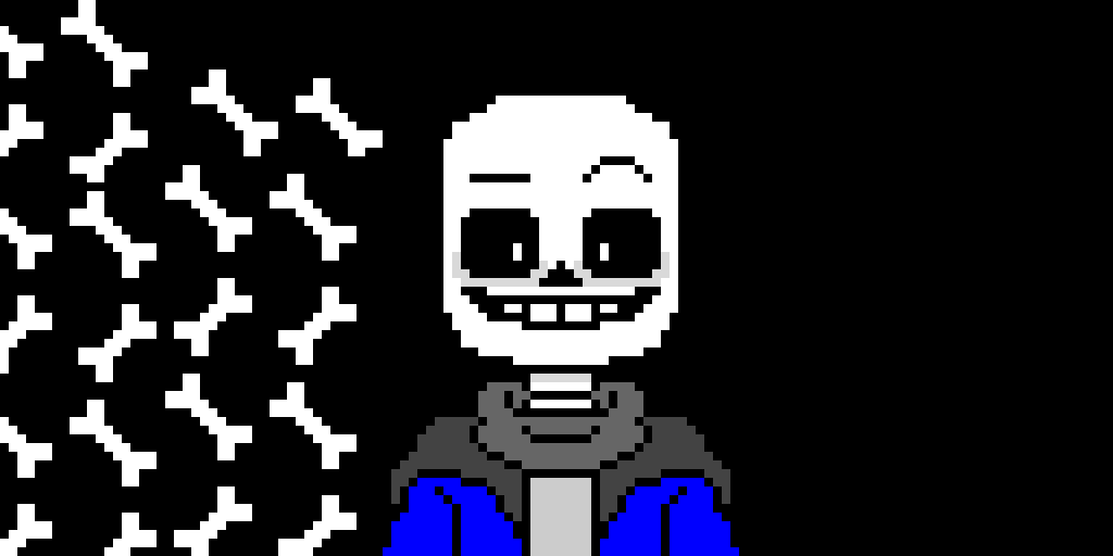 sans with a over stock of bones