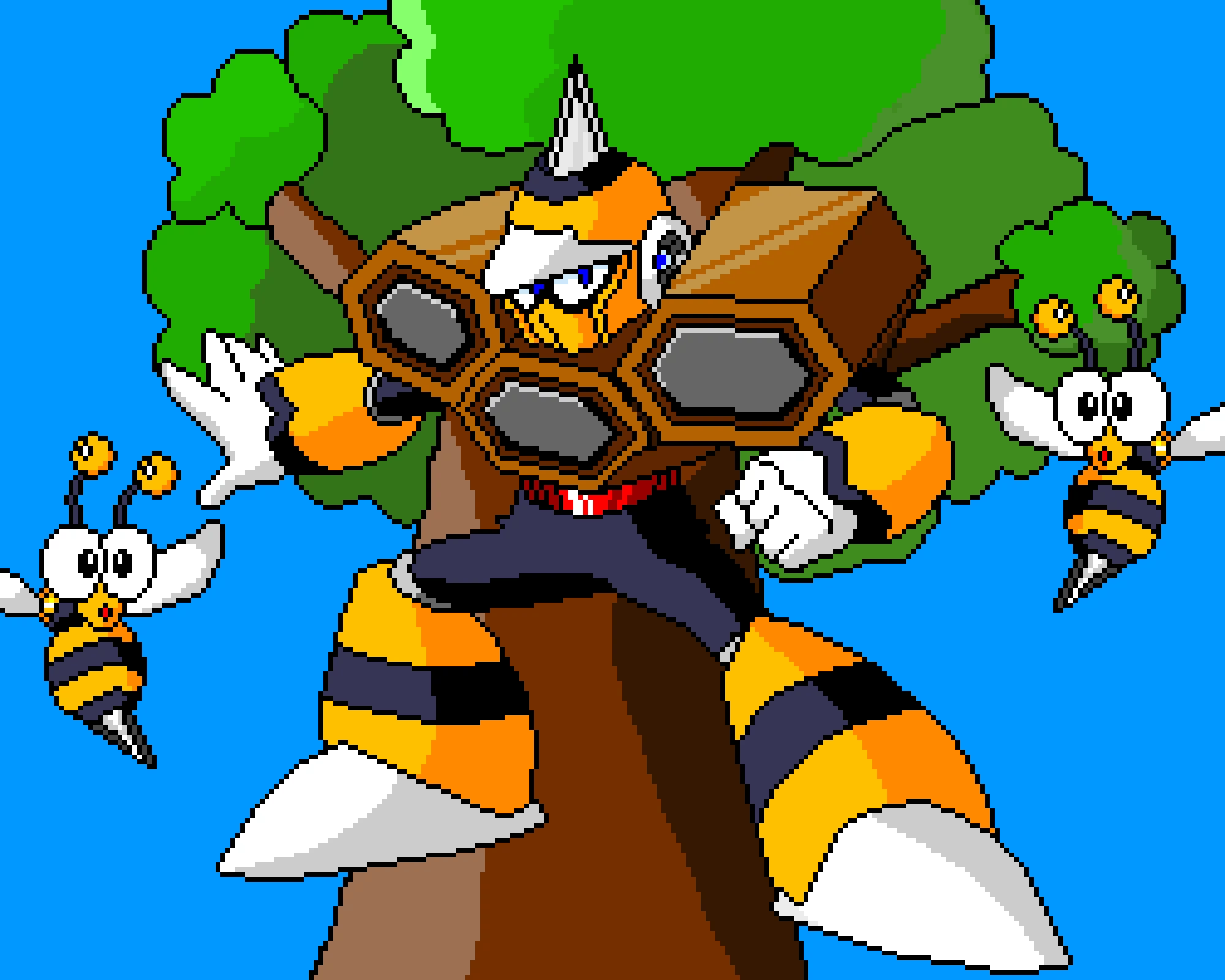 hornet man mega man 9