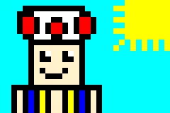 pixel toad