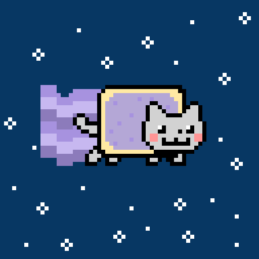 Violet Nyan Cat