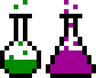 green potion purple potion