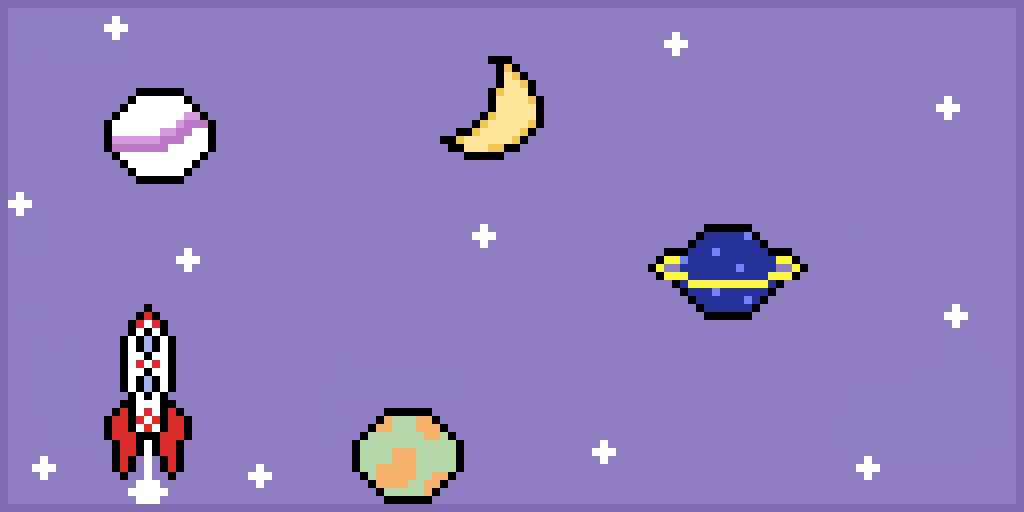 Space bg! What color planet should I add on the next one?