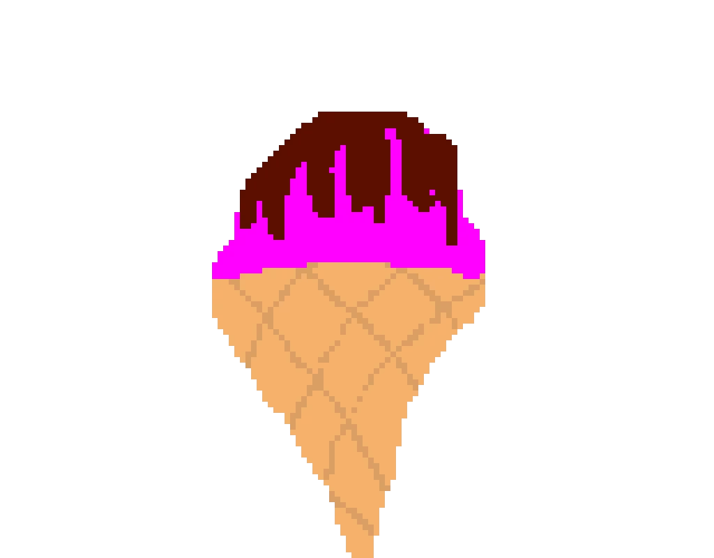 Ice cream choco drizzle ( ice cream cake to hard)