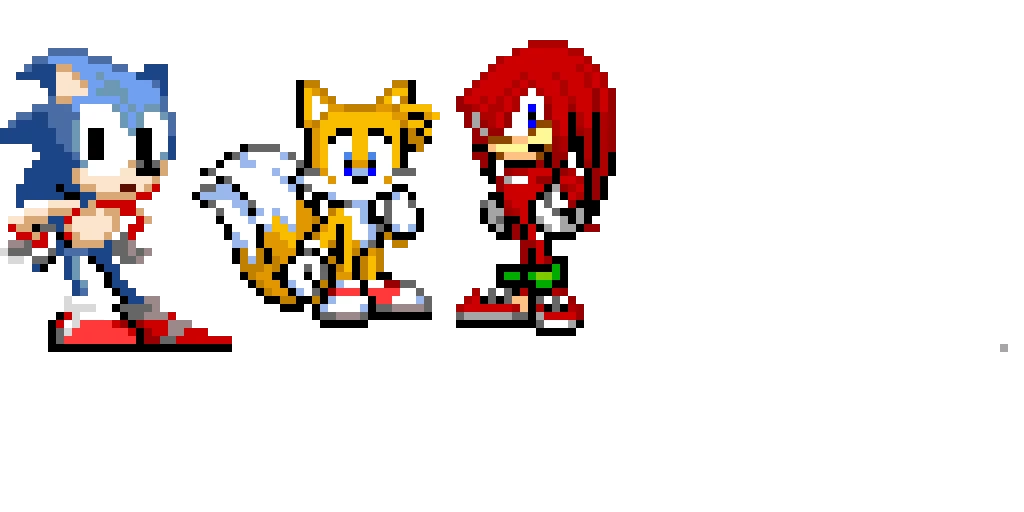 sonic the hedge hog and friends
