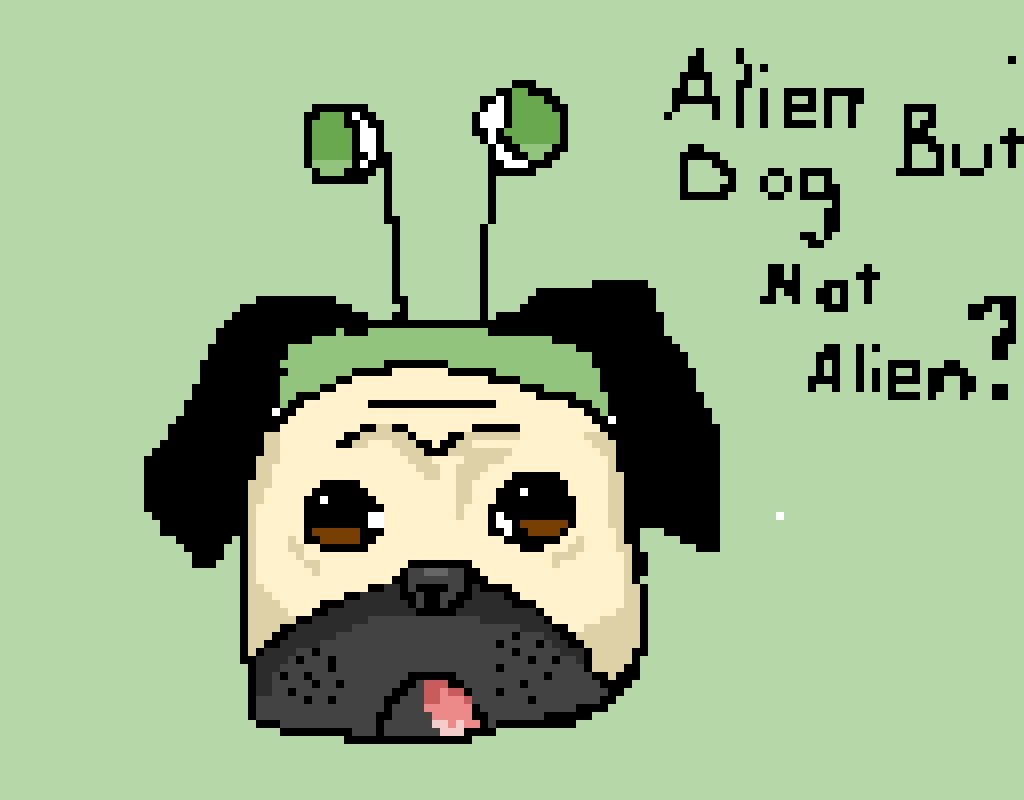 Alien dog but not alien (gift for oliviam31205) I rush and sorry i was too late to make this-