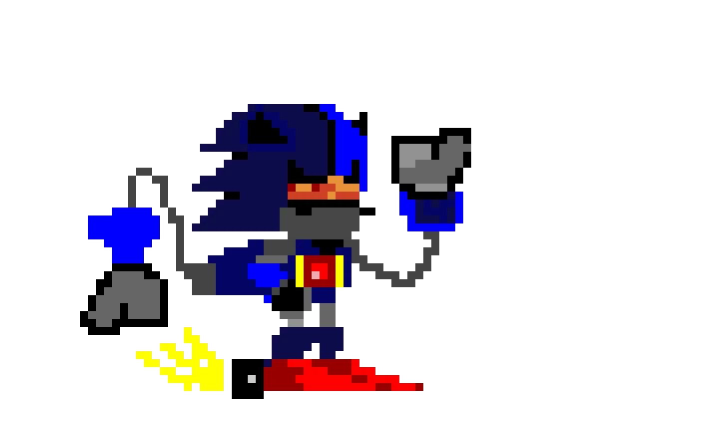 Upgraded Silver/Mecha Sonic Mk 8