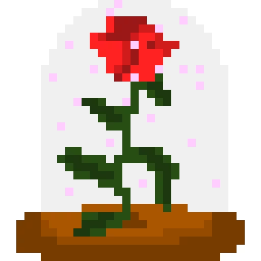 the enchanted rose beauty and the beast