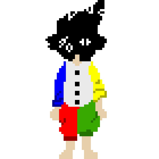 Me do club penguin in a clown costume