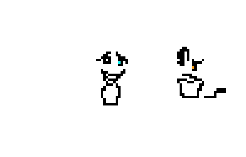 that one white sonic looking guy cool math made an his pale