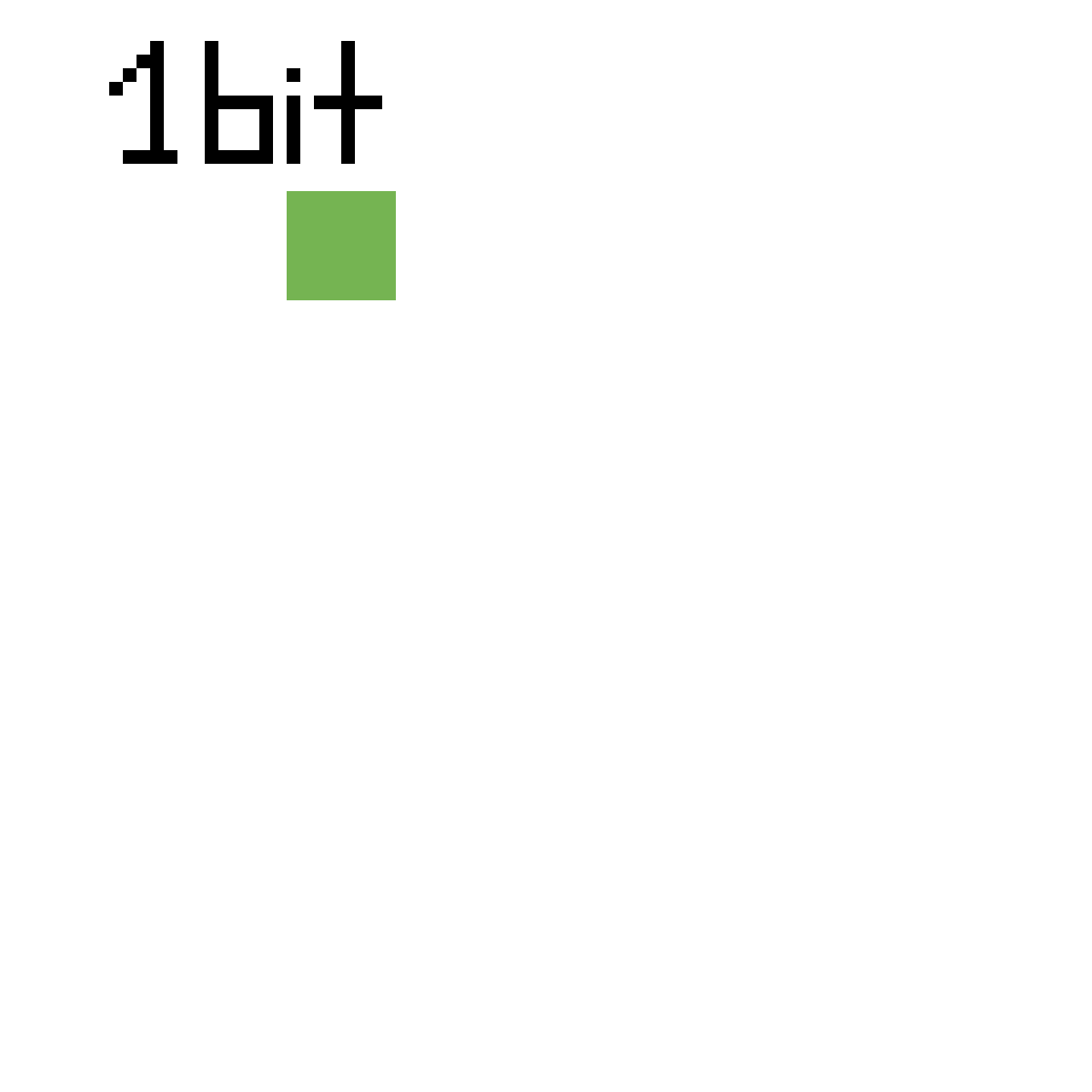 Dinopixel logo(1bit,2bit,4bit,8bit,16bit,32bit,128bit)credit in comments