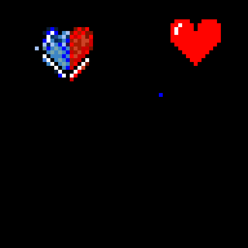 hearts plz like my first ever pixel art