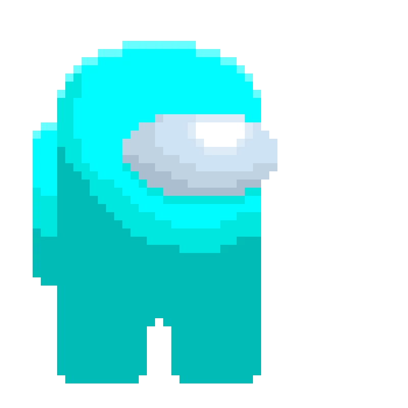 cyan crewmate credit to oliviam31205