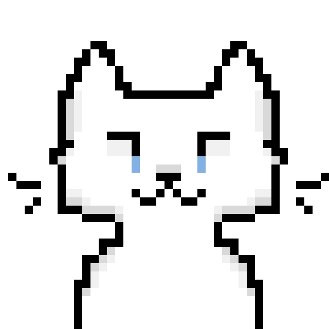 white cat d