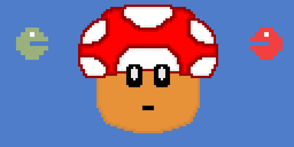 mushroom and packmen