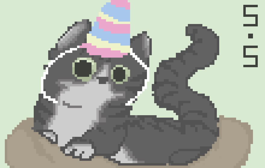 Happy Birthday Missi (My cats birthday!) (With hat)