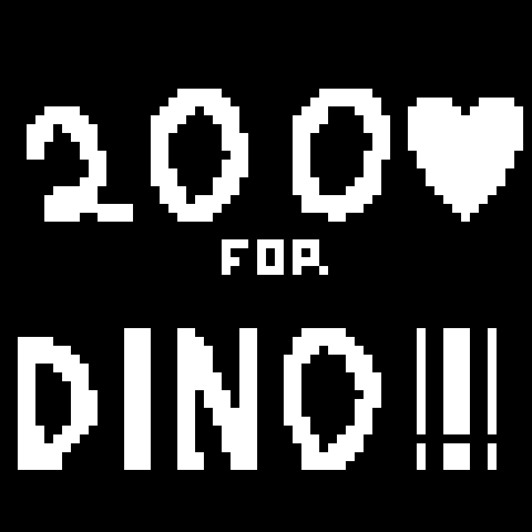 200  FOR DINO  | BIG LIKES  DINO FANS |