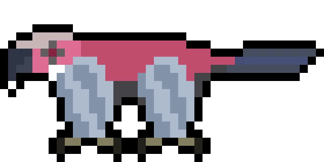 parrot squirrel based off the galah nutopia series