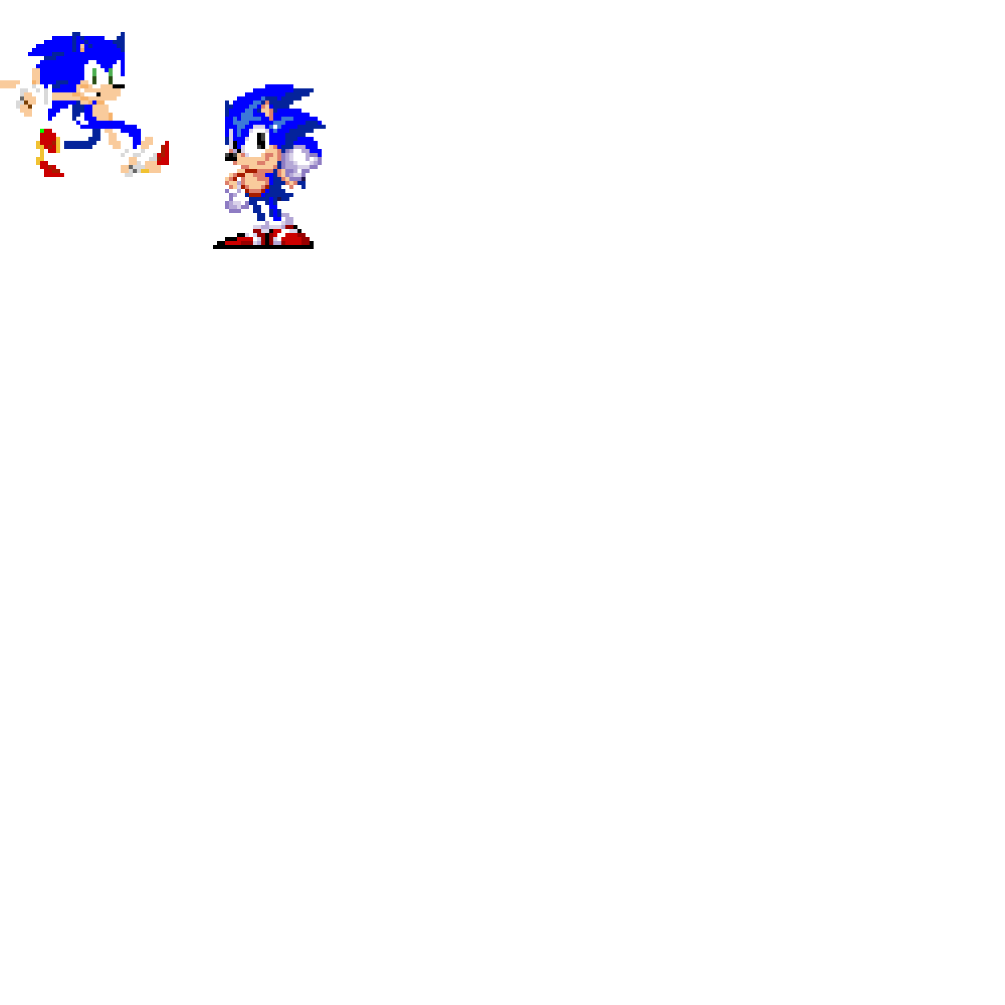 Sonic 1 custom pose (challenge by @pixelguy09)