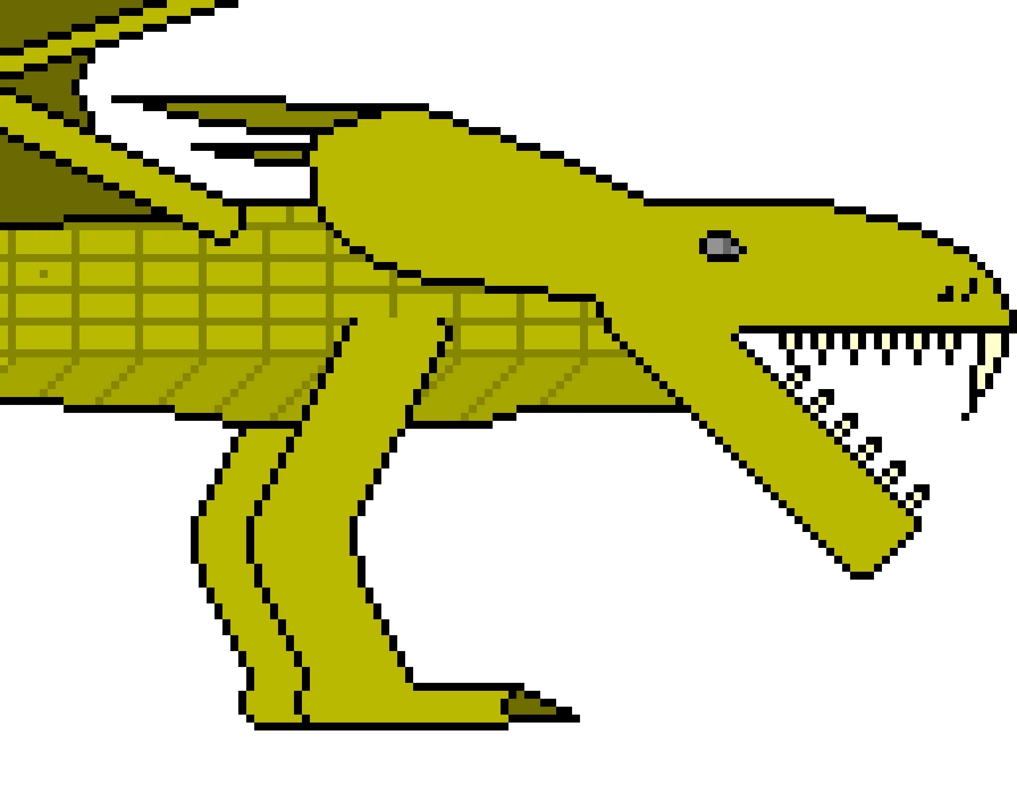 A kind of bad yellow dragon