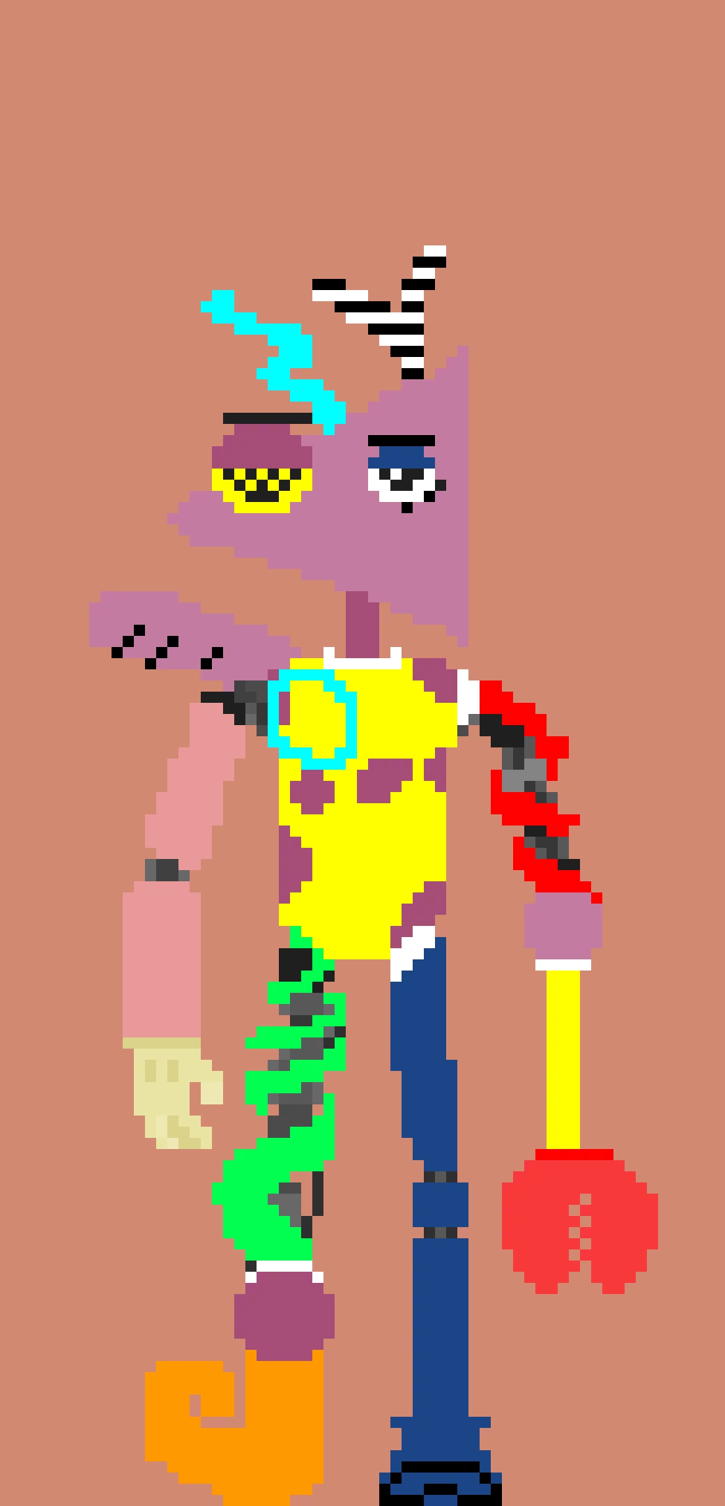 animatronic version of zooble from the amazing digital circus credit joshuaburkhart3