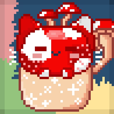 candii the mushroom cat again creds to au