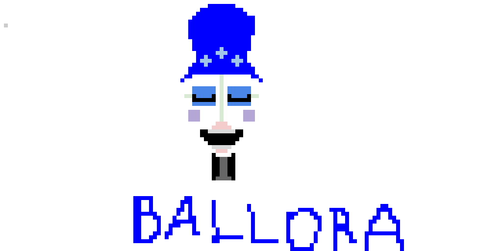 Ballora from sister location pixel art