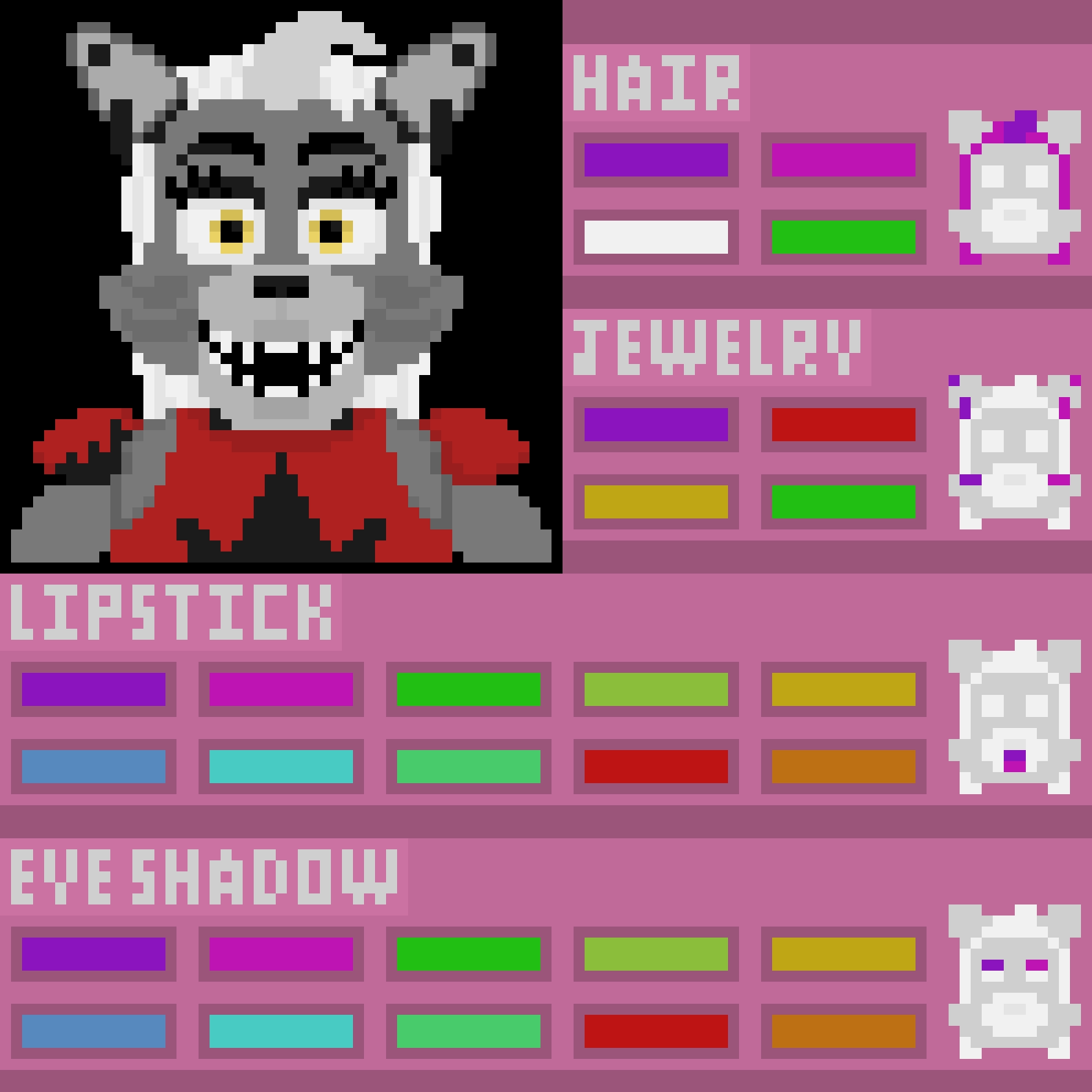 Give Roxy a Makeover (FNaF HW 2 Challenge)