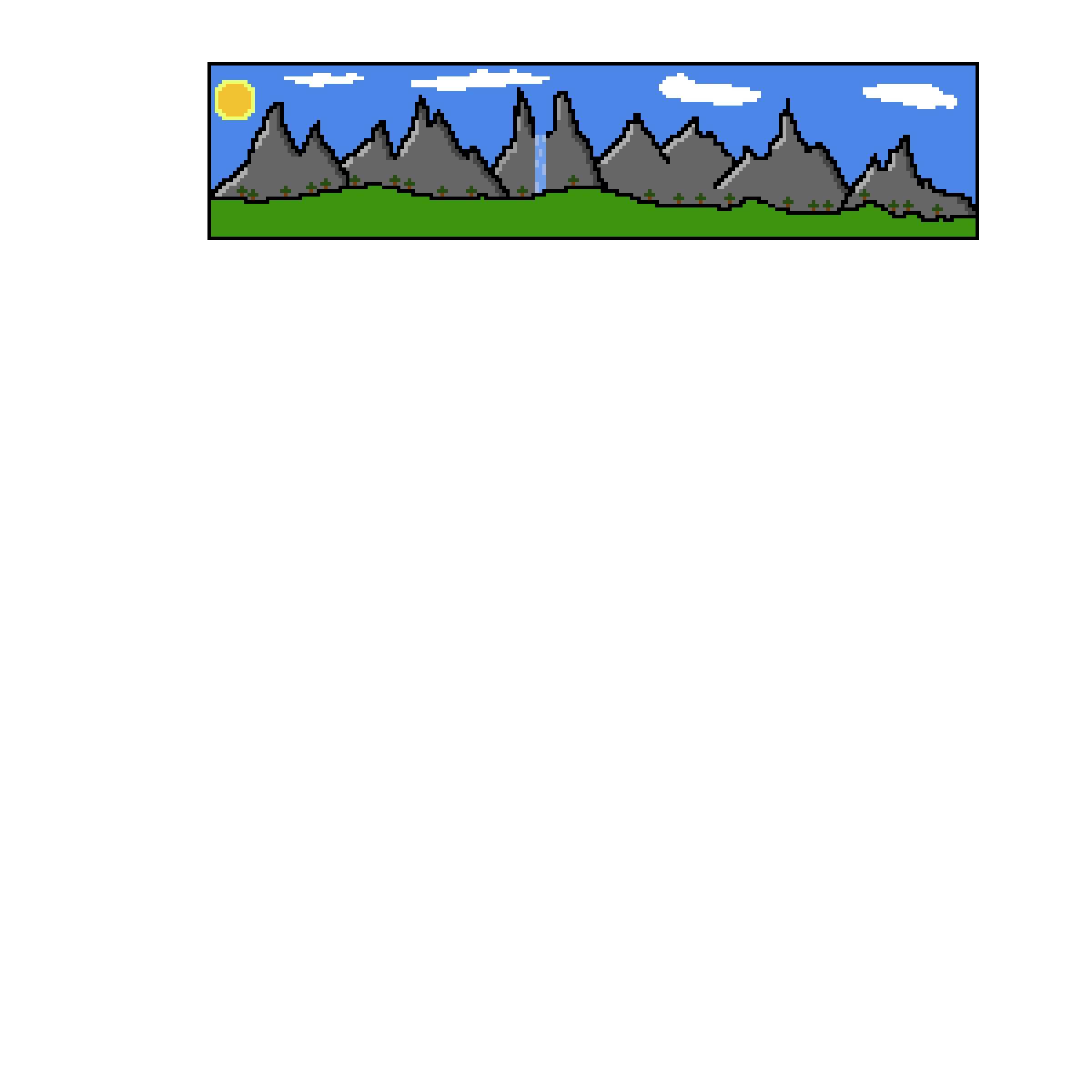 a mountain range