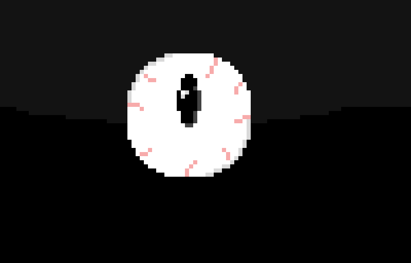 Creepy eyeball skeleton art (contest)