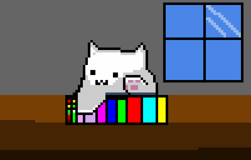gif ver fixed funi cat piano contest