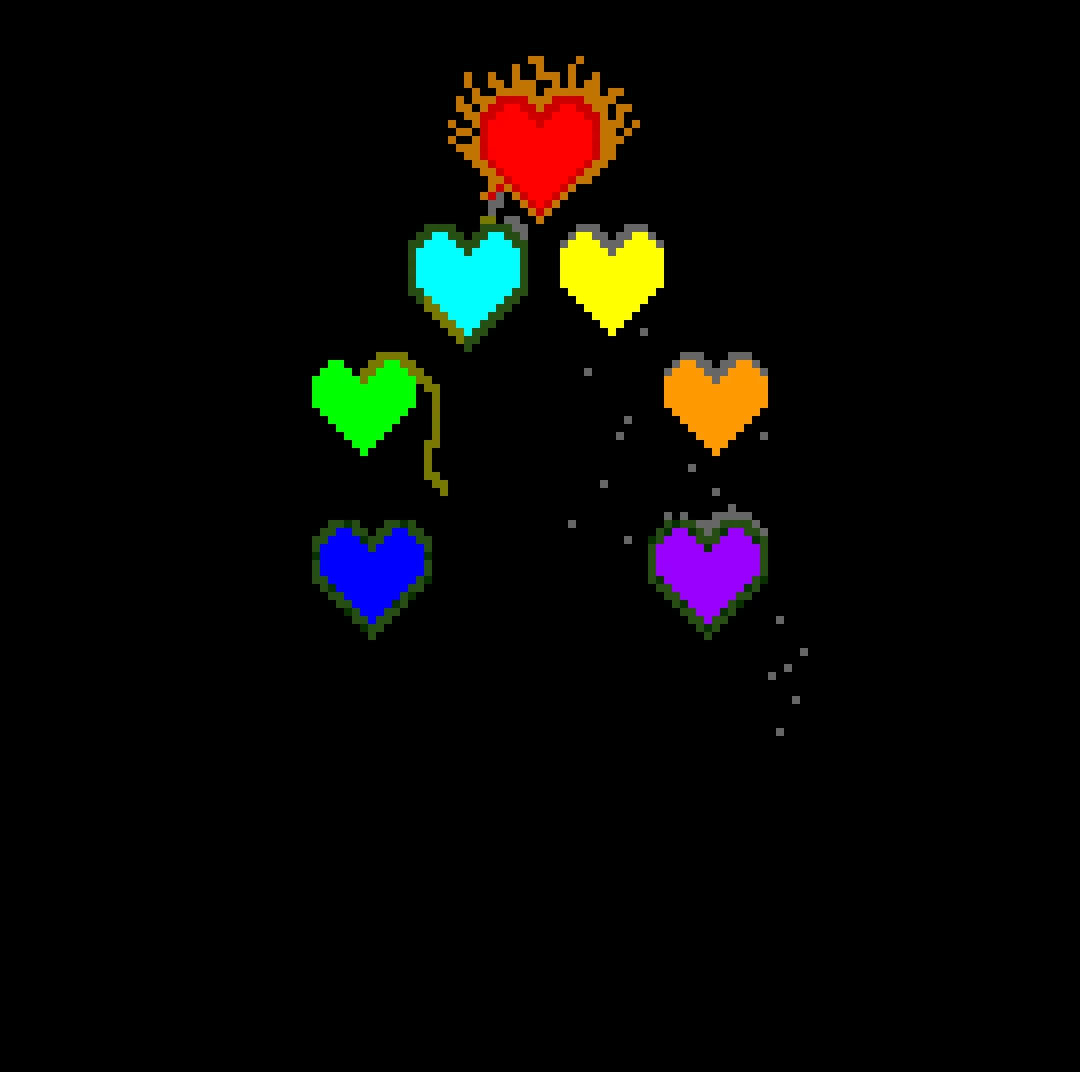 how flowey connects with the human souls (dont ask about the blazing determination.)