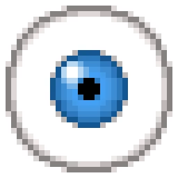 I tried remaking the eyeball I made awhile back in a newer style. Do you like it