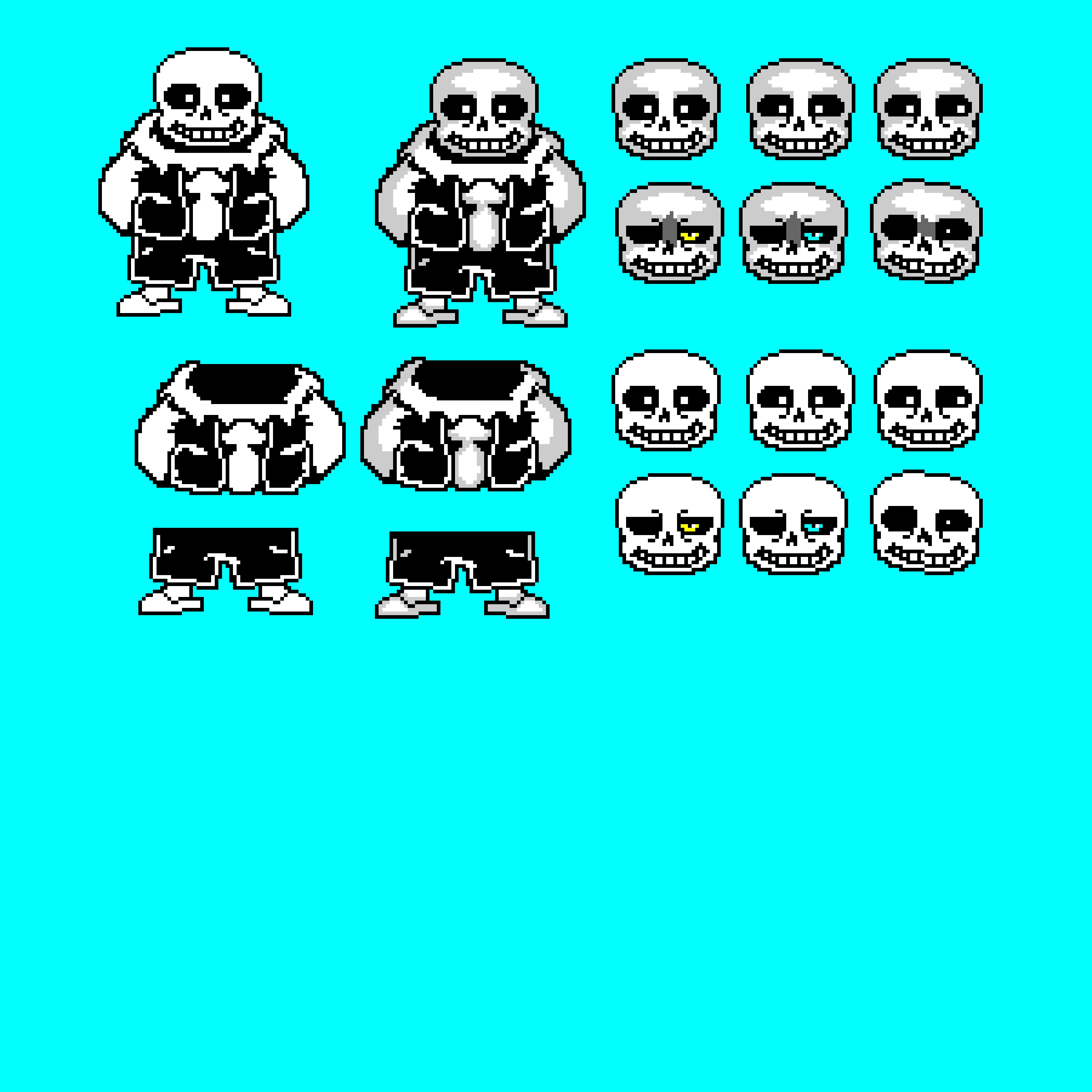 jk underswap sans sprite feel free to use or edit with credit d