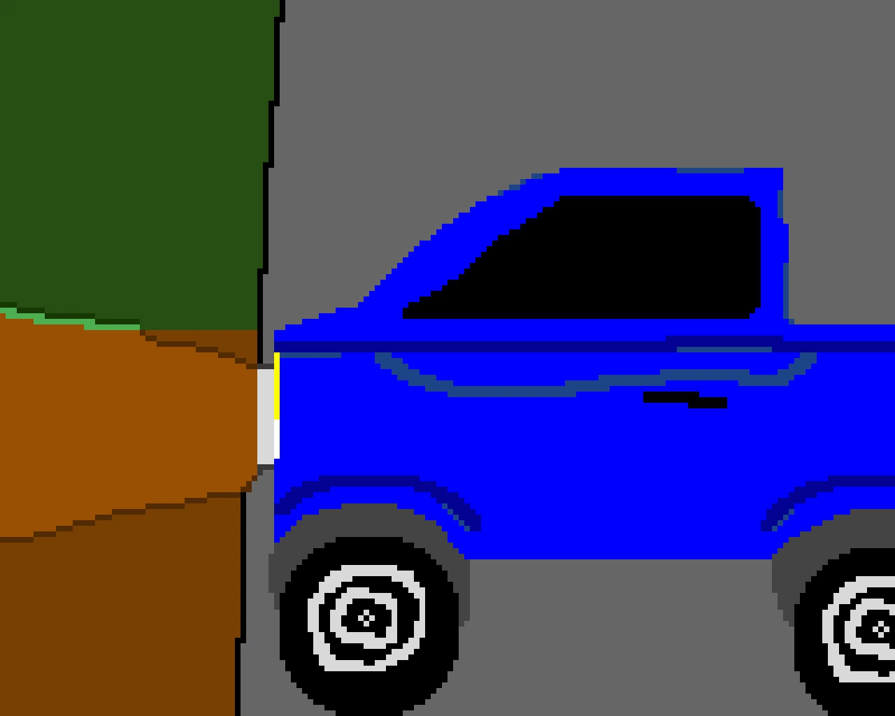 random truck i made and it looks weird