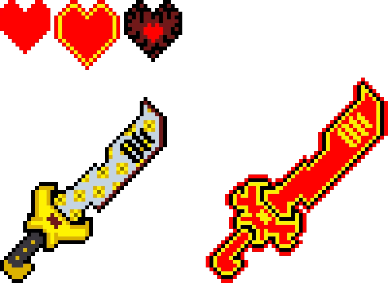 sacred sword fairytale red legendary weapon frisk soul