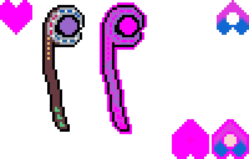 sedulous staff fairytale magenta legendary weapon
