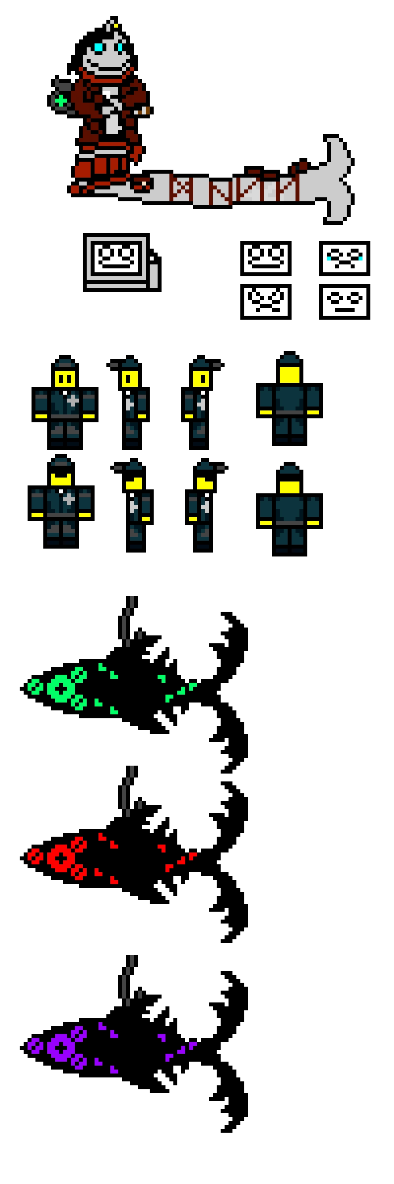 some pressure sprites