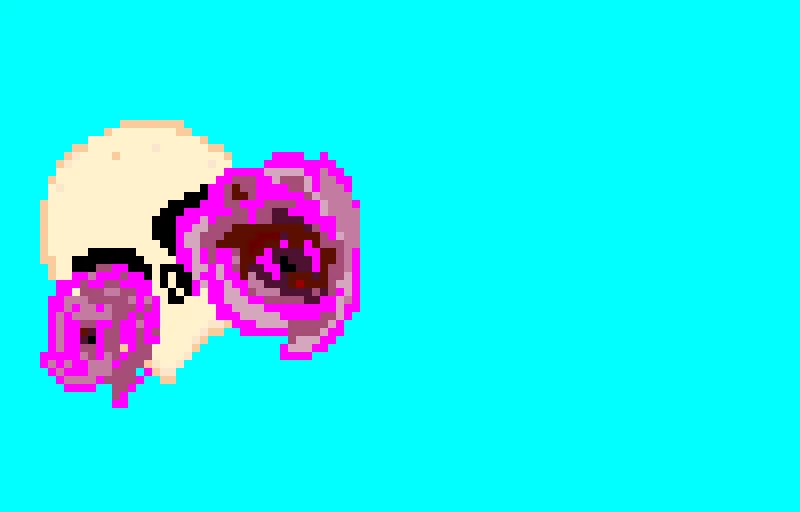 the skull and the infernal roses