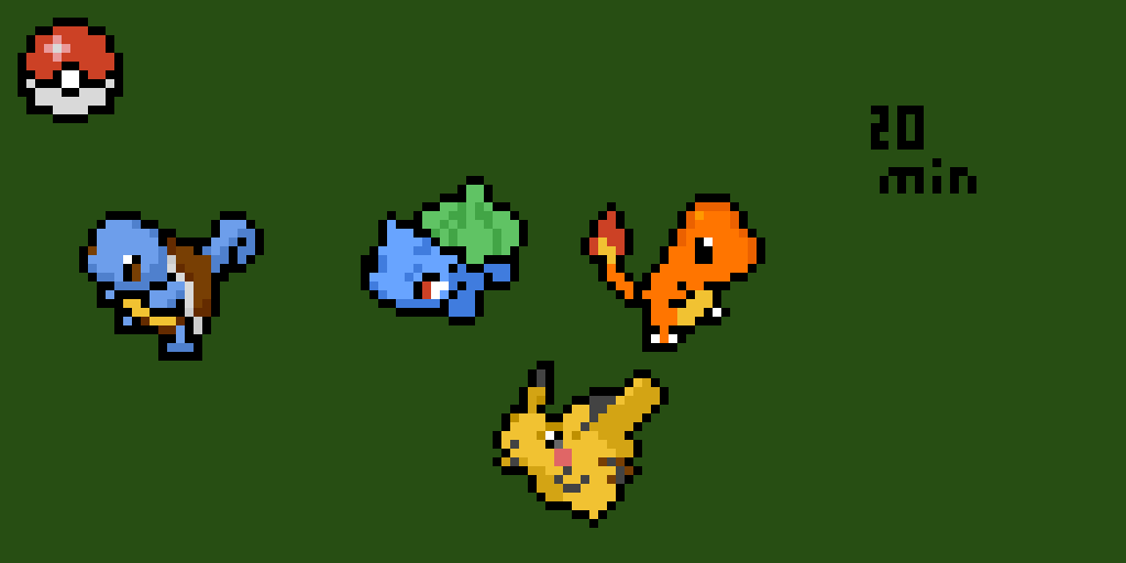 8-bit pixel-perfect Pokemon sprites! (Contest)