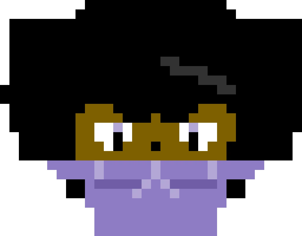 a cute drawing of my irl self