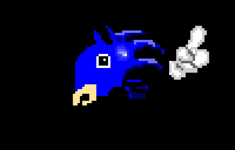 A sonic fans worst nightmare: a badly drawn sonic (credits go to @l_a_fulcher1)