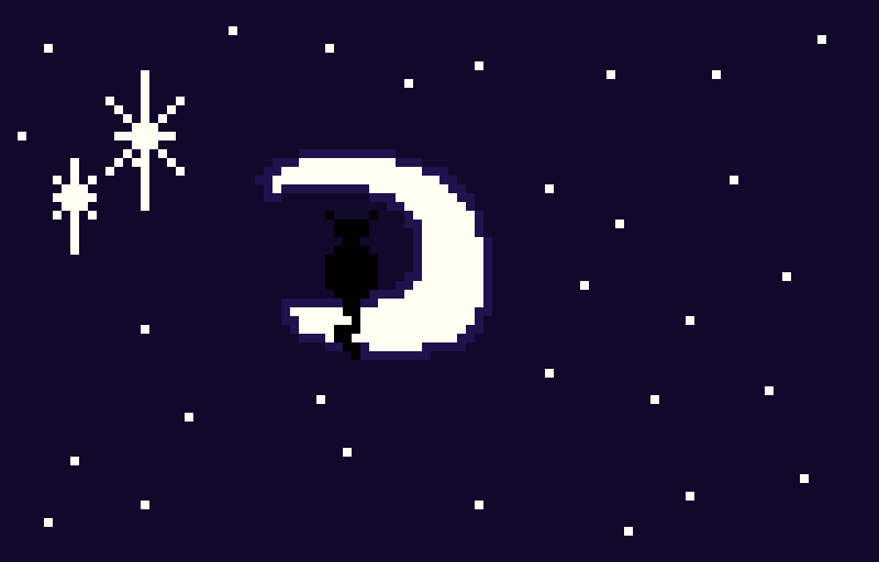 Cat on the moon :3