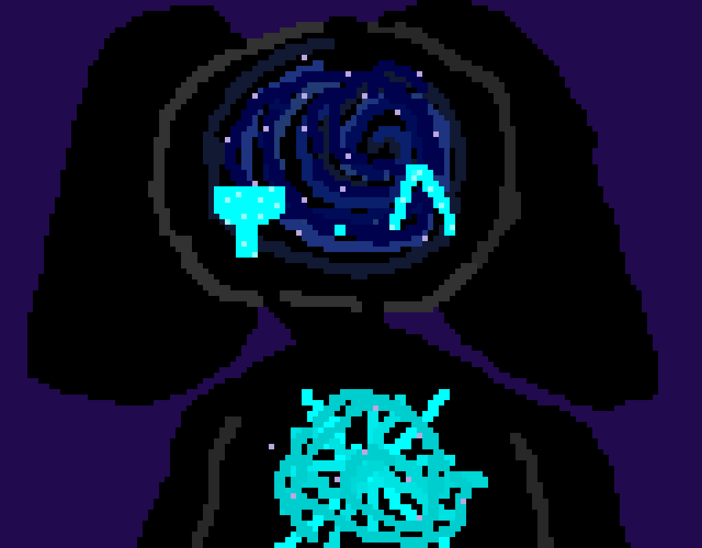 cosmic entetiy named Bob (requested by @space_horror) (I loved making this)