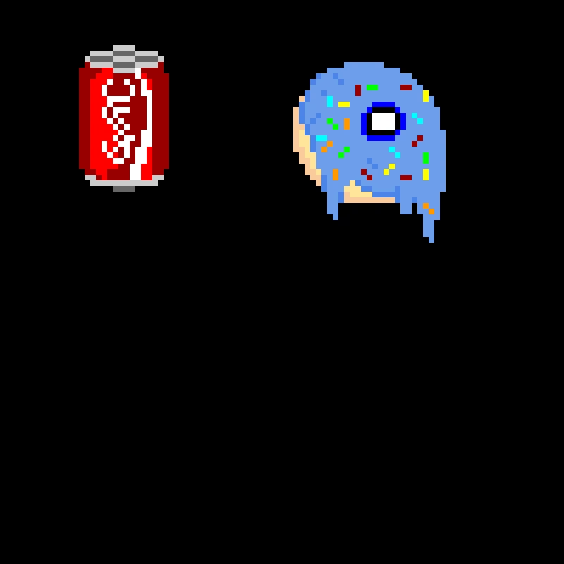 Donut and Coke