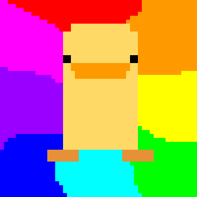 duck going thru portal creds to banana duck