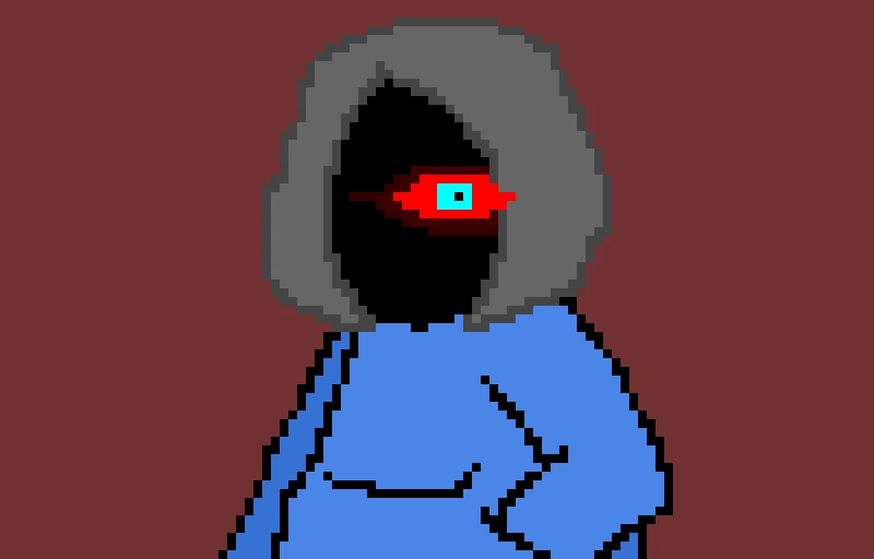 Dust sans (I got lazy with the colors)