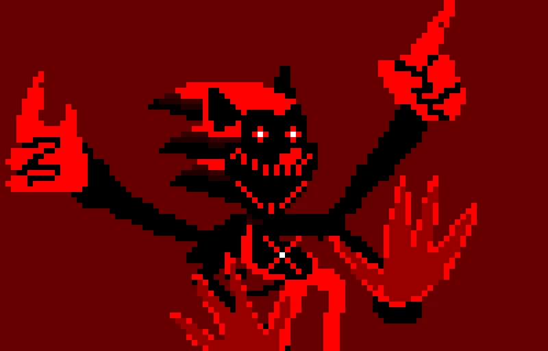 Fatal Error touching your screen and looking at you...