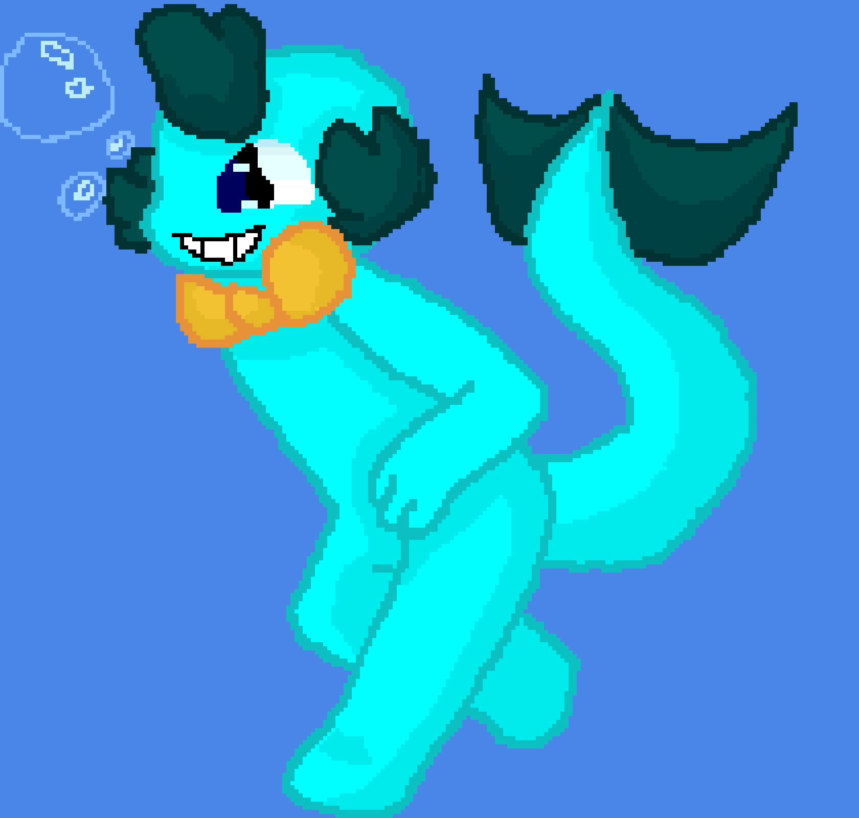 Fishyyy underwater!  (fan art for @fishyy)