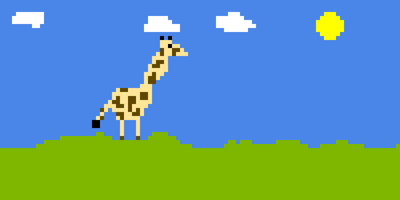 giraffe as requested by @banna_duck